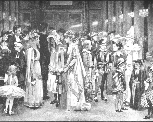 Juvenile Ball at the Mansion House - Between the Dances, 1891. Artist: William Luker