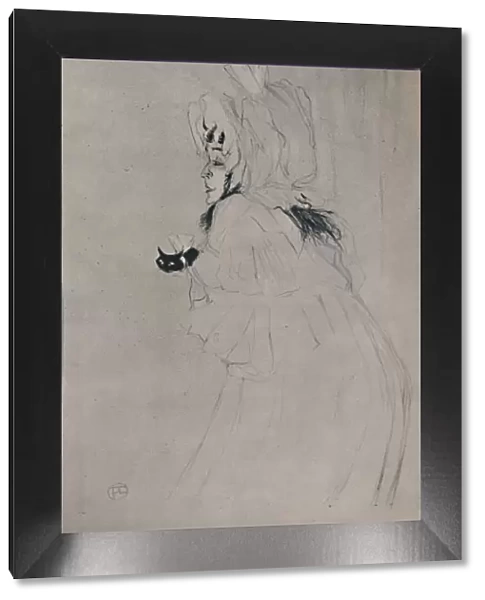 Miss May Belfort Welcoming, c. 1895, (1946). Artist: Henri de Toulouse-Lautrec