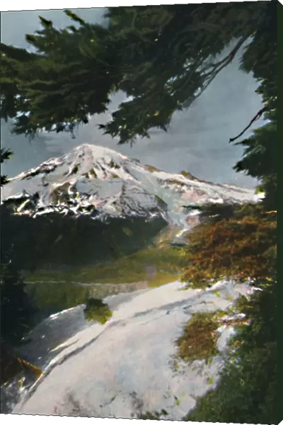 Mount Tacoma from Eagle Peak, Washington, c1916. Artist: Asahel Curtis