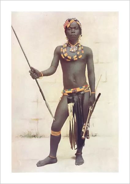 A Zulu warrior, 1912