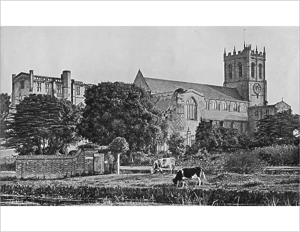 Christchurch Priory, c1910