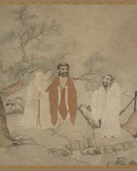 Sakyamuni, Laozi and Confucius, Between 1368 and 1644. Artist: Chinese Master