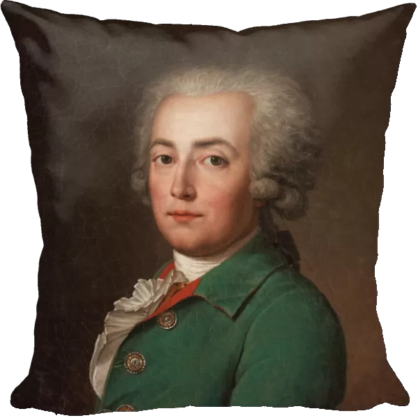 Portrait of Stanislas Marie Adelaide, Comte de Clermont-Tonnerre (1757-1792), 1781. Artist: Wertmuller, Adolf Ulrik (1751-1811)