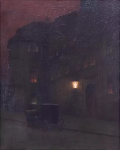 The coach, c. 1900. Artist: Schikaneder, Jakub (1855-1924)