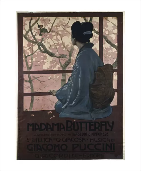 Poster for the Opera Madama Butterfly by G. Puccini