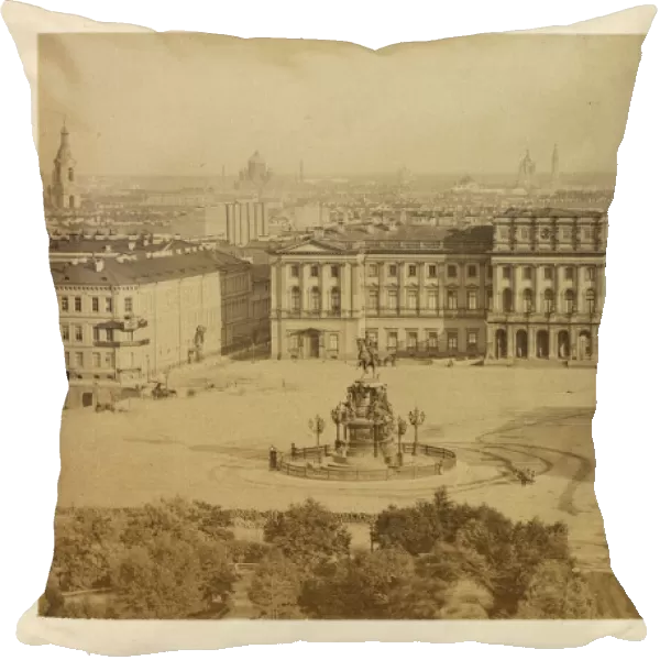 The Mariinsky Palace (Marie Palace) on the St Isaacs Square in Saint Petersburg, 1874