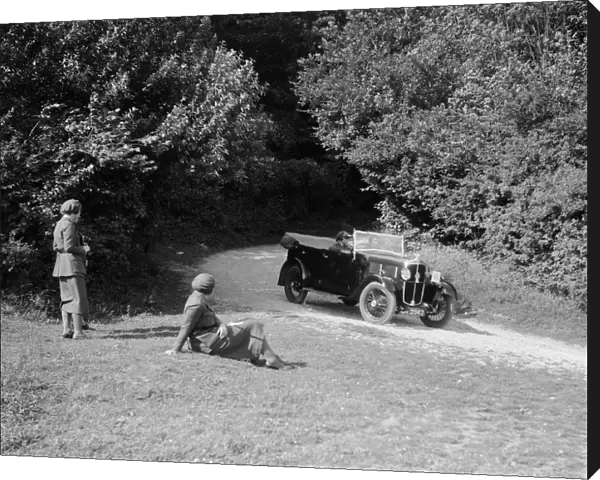 Standard Tourer taking part in a First Aid Nursing Yeomanry trial or rally, 1931
