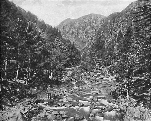 The Pass of Aberglaslyn, North Wales, c1896. Artist: I Slater