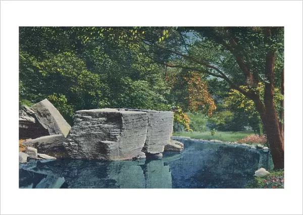 Big Rock, Cherokee Park, 1942. Artist: Caufield & Shook