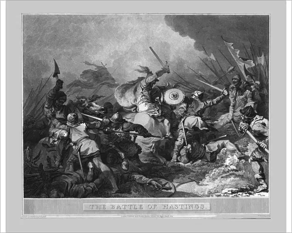 The Battle of Hastings, (c1804). Creator: William Bromley