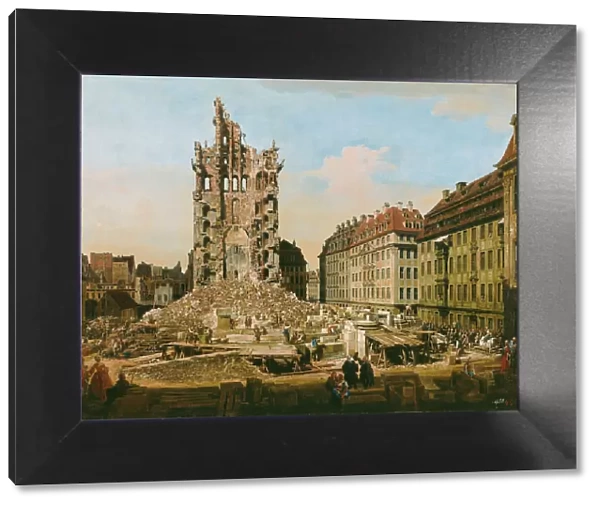 The Ruins of the old Kreuzkirche, Dresden, 1765