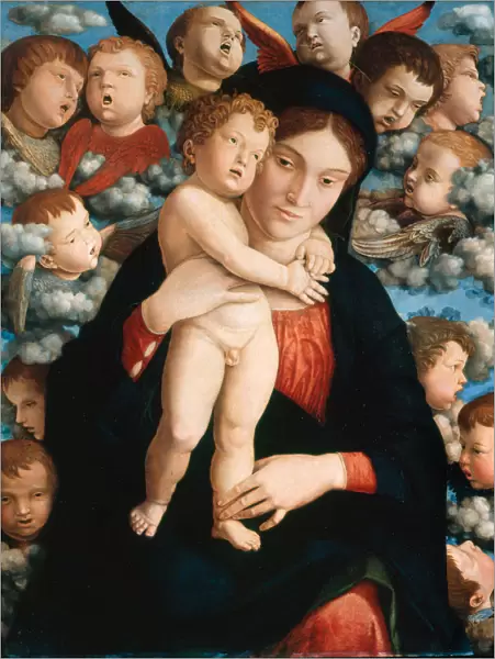 Madonna and Child with a Choir of Cherubs (Madonna of the Cherubim), 1485-1490