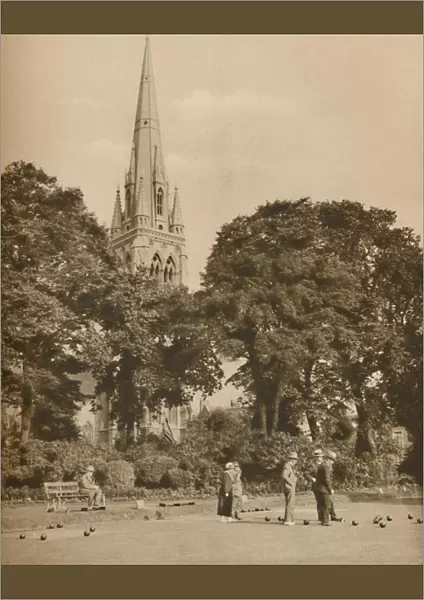 Stoke Newington in Summer-Time: The Bowling Green at Clissold Park, c1935. Creator