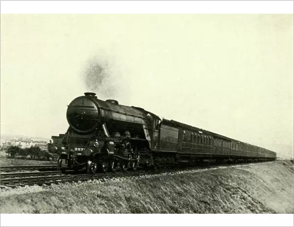 The Down Flying Scotsman Passing Reston, c1930. Creator: Unknown