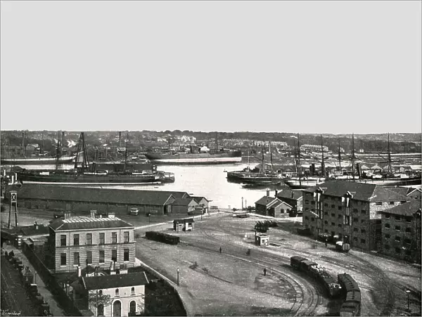 The Docks, Southampton, 1895. Creator: Poulton & Co
