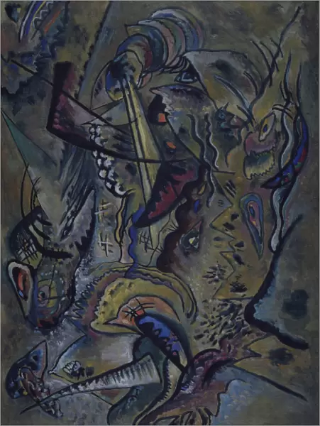 Southerly, 1917. Artist: Kandinsky, Wassily Vasilyevich (1866-1944)