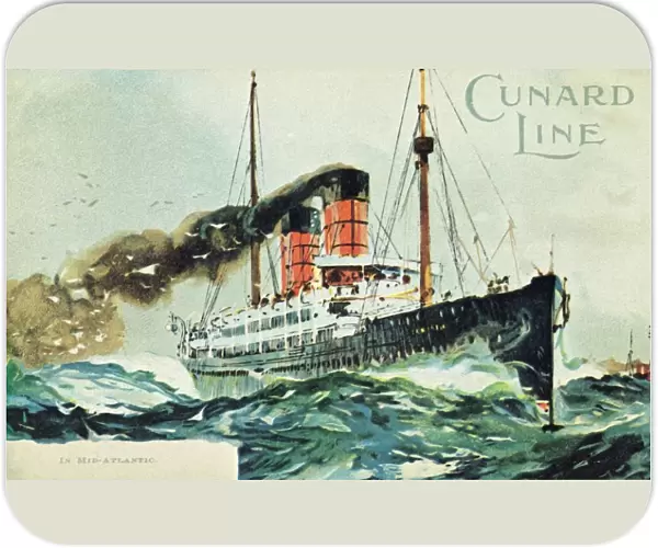 Cunard Line, In Mid-Atlantic, c1900. Creator: Unknown