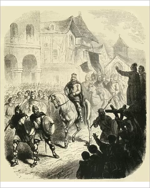 Entry of Charles Martel into Paris, After Defeating the Saracens, (732AD), 1890