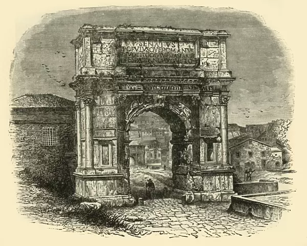 The Arch of Titus, Rome, 1890. Creator: Unknown