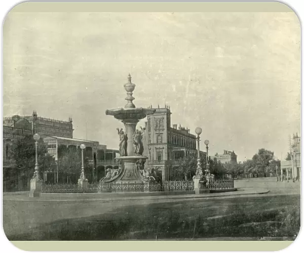 Fountain, Pall Mall, Bendigo, 1901. Creator: Unknown