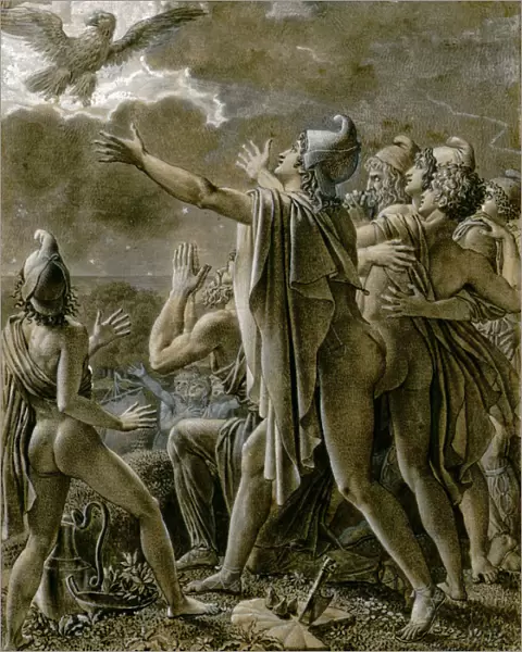 Aeneas and his followers in Latium, 1791-1793. Creator: Girodet de Roucy Trioson, Anne Louis