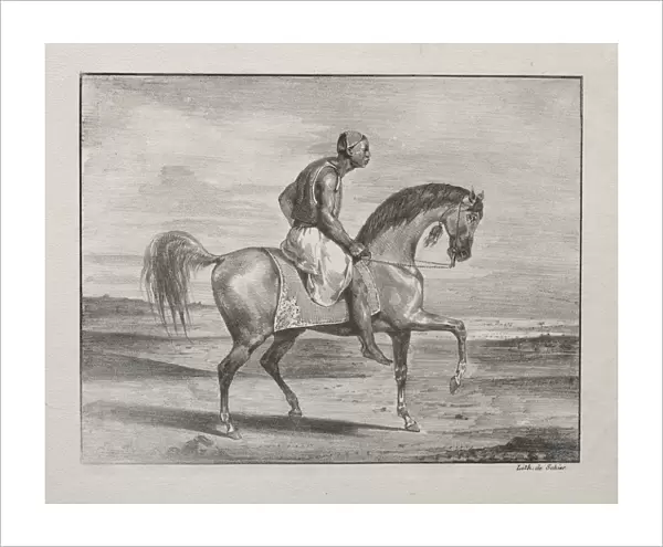 African on Horseback, 1823. Creator: Eugene Delacroix (French, 1798-1863)