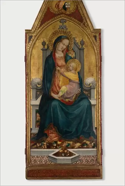 Virgin and Child Enthroned, 1419. Creator: Battista di Biagio Sanguigni (Italian