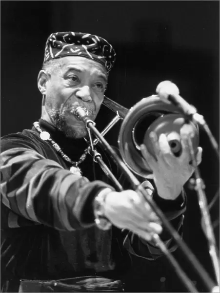 Benny Powell, Randy Westons African Sounds, Birmingham, 1993. Creator: Brian Foskett