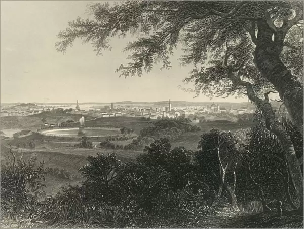 City of Baltimore, (from Druid Hill Park), 1874. Creator: Robert Hinshelwood