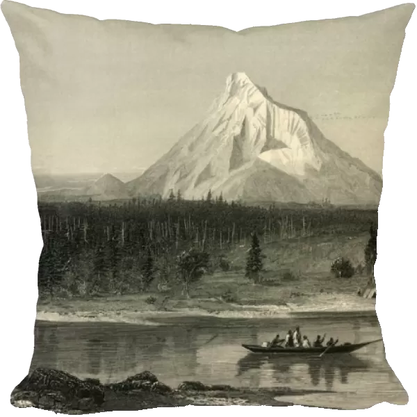 Mount Hood, from the Columbia, 1872. Creator: Robert Hinshelwood