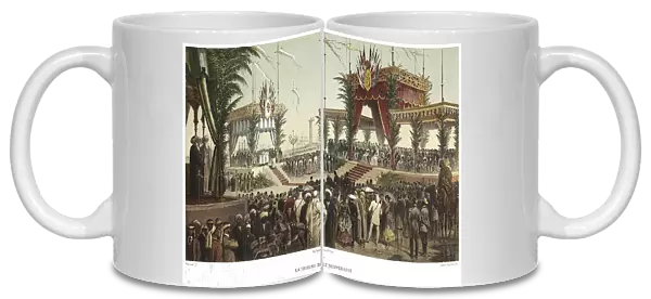 Canal de Suez. La Tribune des Souverains, 1869. Creator: Riou, Edouard (1833-1900)