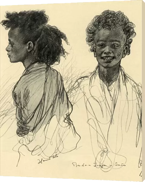 Beduine Jungen in Assuan, 1898. (pg 30) Creator: Christian Wilhelm Allers