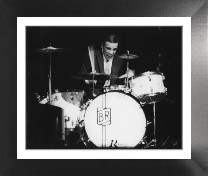 Framed Print : Buddy Rich Print, London 1967 Framed Print : Buddy Rich Print, London 1967