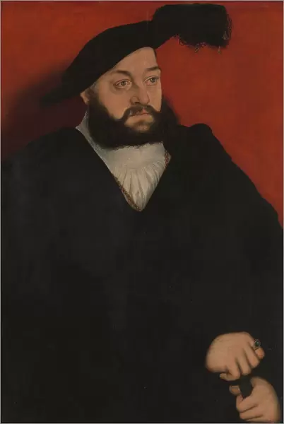 Johann (1498-1537), Duke of Saxony, ca. 1534-37. Creator: Lucas Cranach the Elder