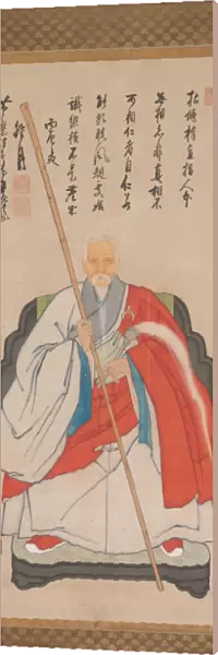 Portrait of Yinyuan Longqi (Ingen Ryuki), 1676. Creator: Unknown
