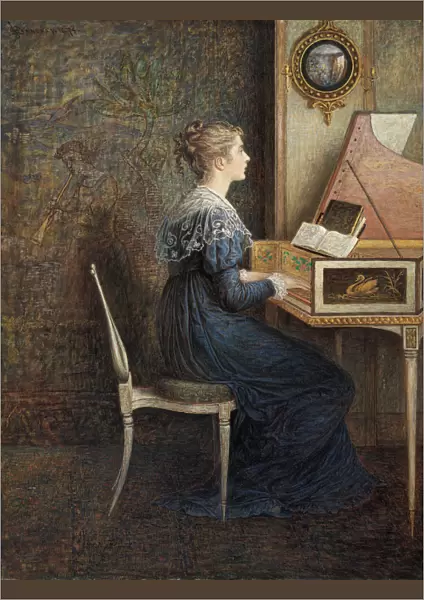 An Old Song, 1874. Creator: William John Hennessy