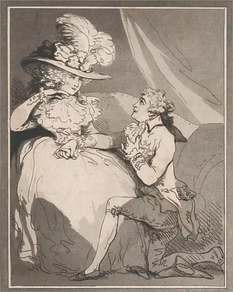 Courtship in High Life, December 15, 1785. December 15, 1785. Creator: Thomas Rowlandson