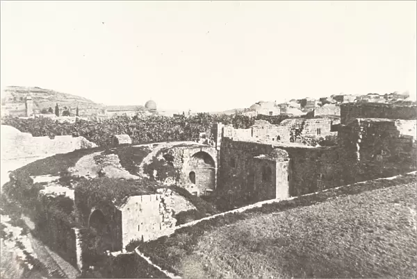 Jerusalem, Sainte-Marie-la-Grande, Vue generale, 1854