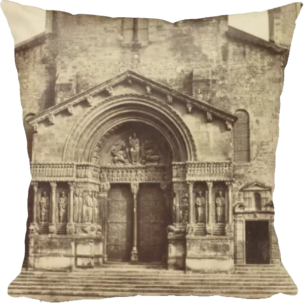 [Portal, Church of Saint-Trophime, Arles], ca. 1864. Creator: Edouard Baldus