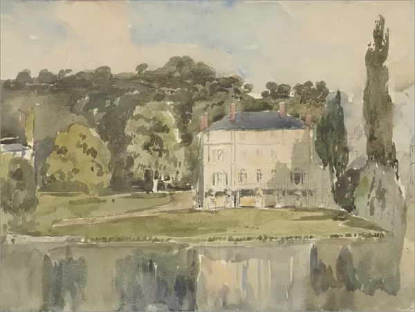 View of the Chateau at Folembray, ca. 1831. Creator: Paul Huet