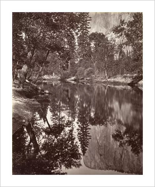 Mirror View of El Capitan, Yosemite, ca. 1872, printed ca. 1876