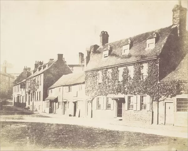 Houses on Village Street, 1850s. Creator: Unknown