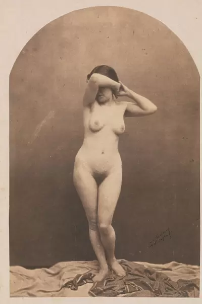 [Standing Female Nude], 1860-61. Creator: Nadar