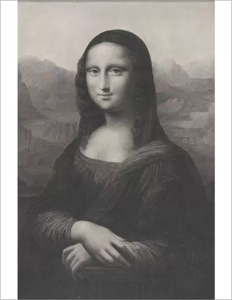 Mona Lisa (La Joconde), 1820-60. Creator: Augustine Fauchery
