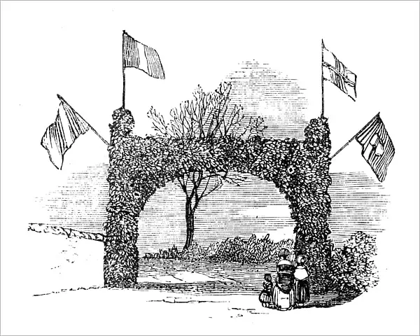 Arch at Easton, 1844. Creator: Unknown