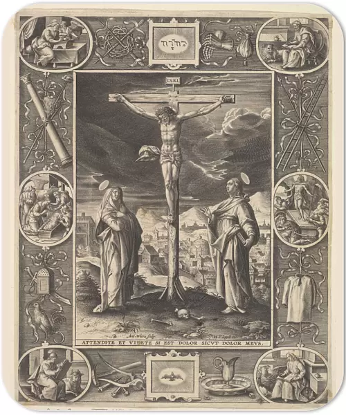 Christ on the Cross, before 1586. Creator: Antonius Wierix