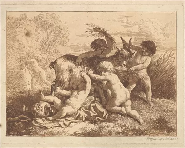 Les petits moissonneurs et la chevre (The Young Harvesters and the Goat)