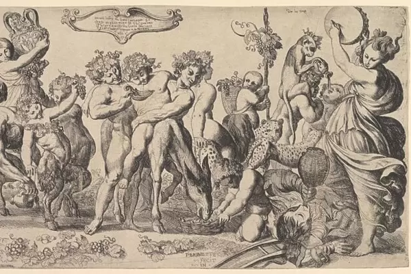 Triumph of Bacchus, 17th century. Creator: Pierre Brebiette