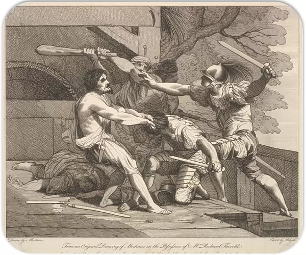Storming a Banditti Stronghold, May 1, 1782. Creator: Robert Blyth