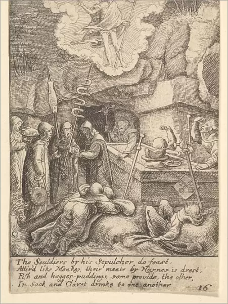 Resurrection, 1625-77. Creator: Wenceslaus Hollar